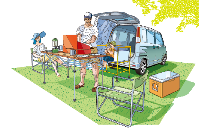 キャンプに自分（わい）ドーム